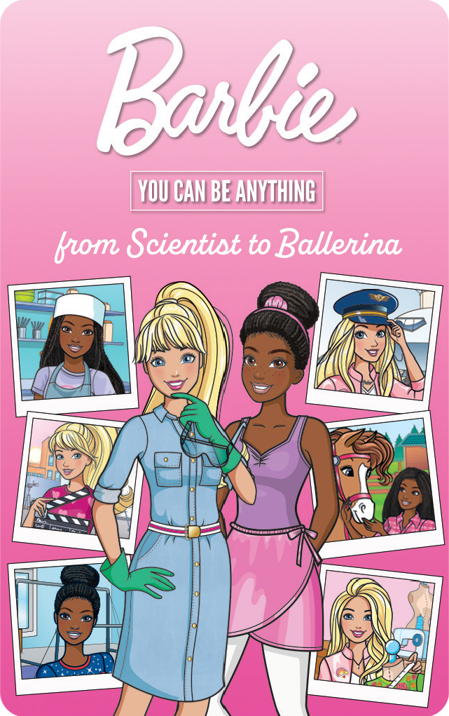 Barbie You Can Be Anything: From Scientist to Ballerina